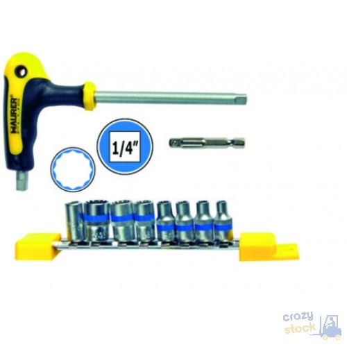 Offerta Chiave Maurer Plus Bussola Bits 10 Pz Acciaio S2 1.4