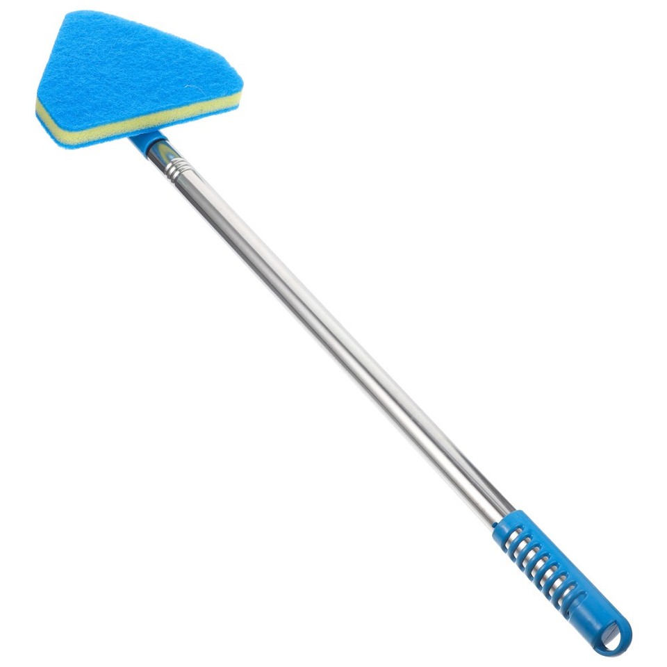 Triangle Fixh Reusable Triangle Scrubber Aquarium Fish Tank Cleaning Brush with ...