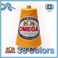 Superfina Omega No.10 [240grs] - 100% Mercerized Cotton Bright Crochet Thread