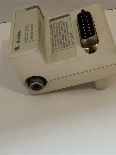 Vintage Apple IIc RF Modulator Television Video Adapter A2M4020 - Picture 3 of 6