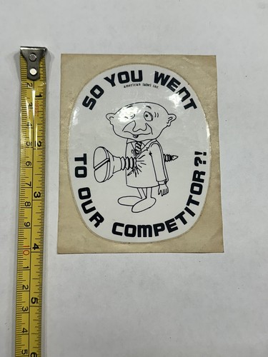 Vintage Sticker Humor Aufkleber American Label Company - Bild 3 von 4