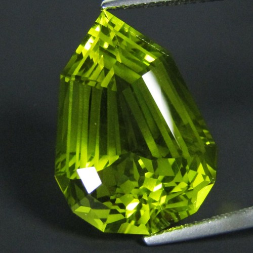 16.04Ct Deluxe Natural Lemon Quartz Fancy Pear Custom Cut Loose Gemstone - Picture 4 of 4