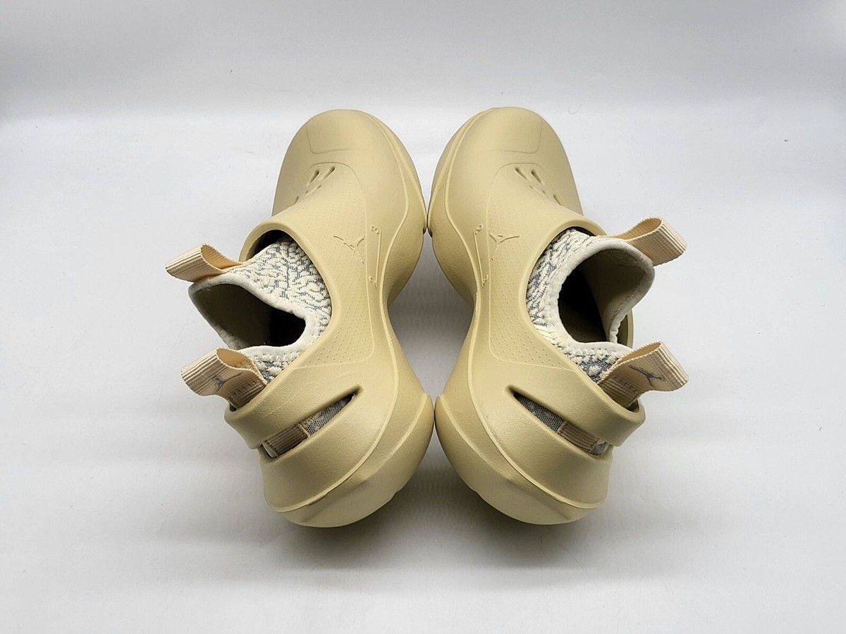 Nike Jordan System 23 Clogs Coconut Milk Team Gold Mens 5 