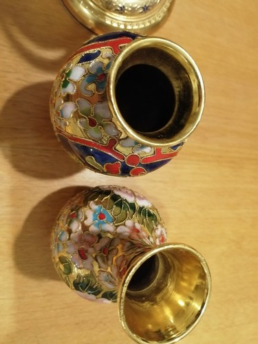 Colour ceramic glaze Vase Pair (Collective art decoration) - Picture 11 of 11