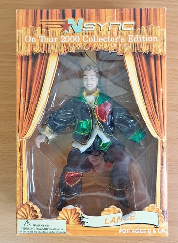 Nsync On Tour 2000 Collector's Edition Lance 6.5" Marionette Doll NIB
