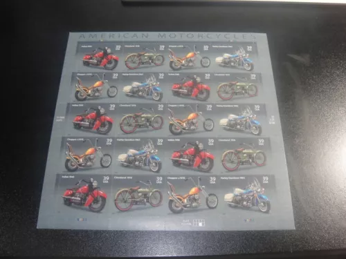 USA 2006 Sc#4085-88 American Motorcycles Sheet of 20 Stamp MNH XF