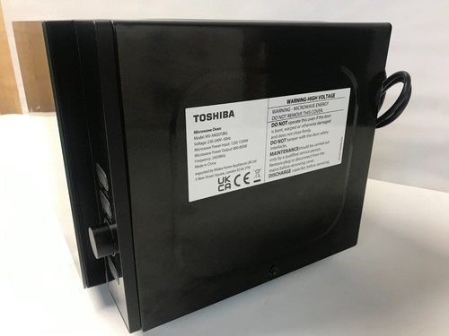 Toshiba 20L 800W Microwave Defrost Black Enamel Ceramic Interior MVAM20T(BK) - Picture 8 of 13