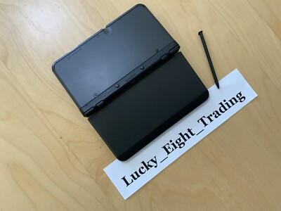 New Nintendo 3DS Black Console Stylus Japanese ver Japan ver