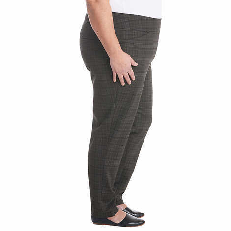 Pantalón clásico Dalia para damas Pull-On Ponte incorporado control abdominal S, M, L, XL, XXL - Imagen 17 de 23