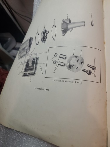 1956 Pontiac Strato-Flight Hydra-Matic Transmission Parts Shop Manual - Foto 2 di 19