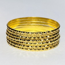 21K Yellow Gold Diamond Cut 3.3mm 8