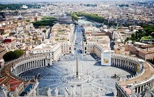 Landscape cityscape architecture building vatican city Custom Gaming Mat Desk