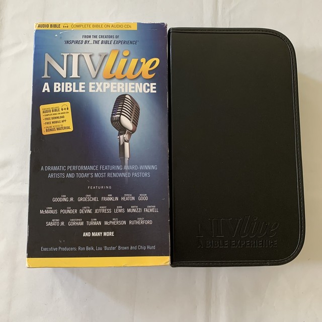 NIV Live A Bible Experience Box Set Audio Bible The Complete Bible on