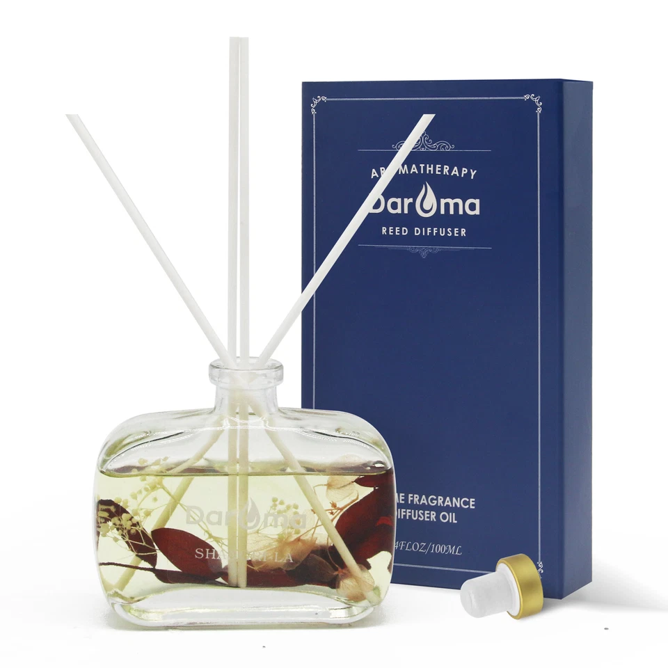 Reed Diffuser Set with Sticks, Daroma Dry Flower Aromatherapy for Home & Office. - Image 4 of 4