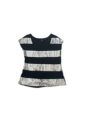 Rue 21 Black and Silver Bling Top, Size XL Excellent Pre-owned Condition.