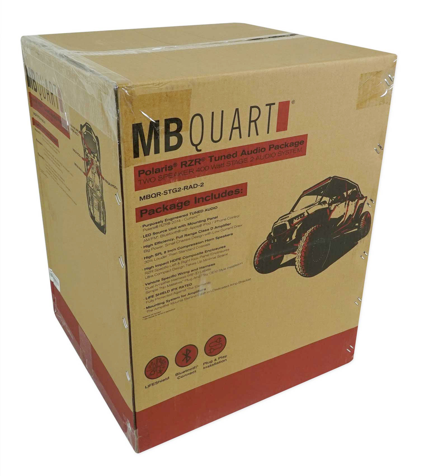 Панельные динамики MB QUART объемом 8 КВАРТ РесиверУсилитель для некоторых квадроциклов Polaris RZR