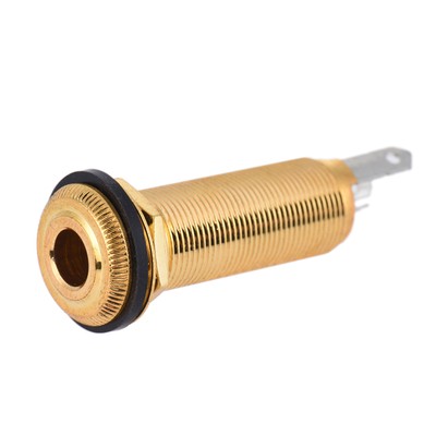 Acoustic Electric Guitar Endpin End Pin Jack 6.35mm Mono Output Golden K8S8
