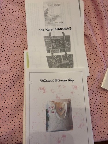 Quilt Patterns TWELVE Handbags and Carry-alls - Never Used Various Designs New! - Picture 8 of 11