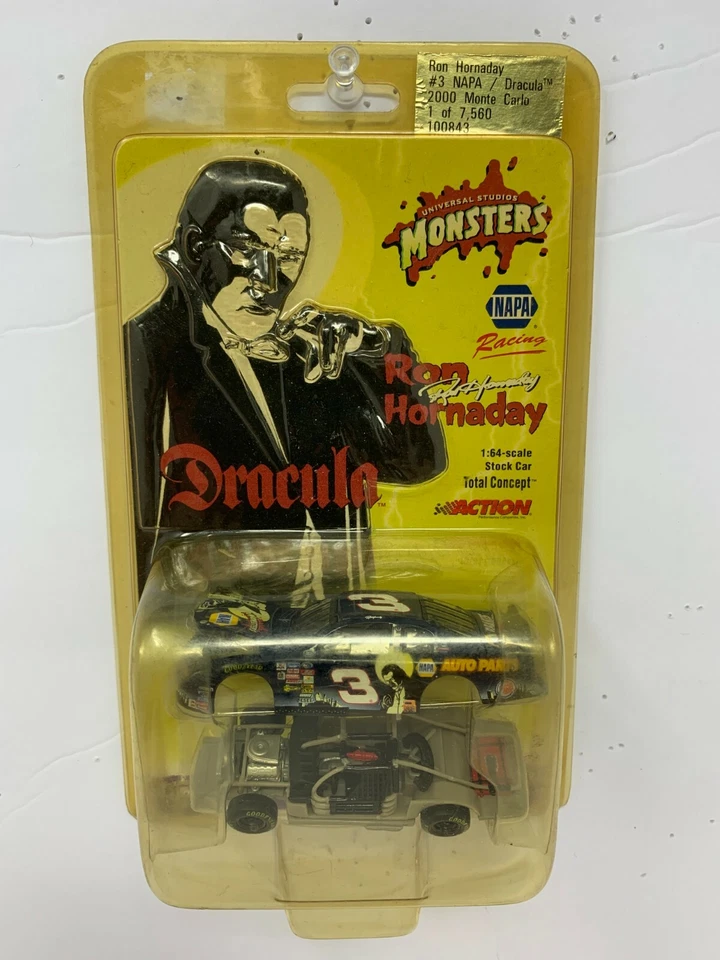 Action Nascar #3 Ron Hornaday NAPA Dracula 2000 Monte Carlo 1:64 Diecast - Image 2 of 3