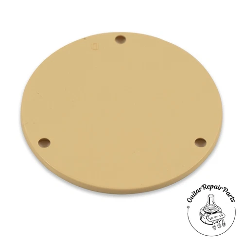 Plastic Switch Backplate Control Cavity Cover For Gibson Les Paul - Matte Cream