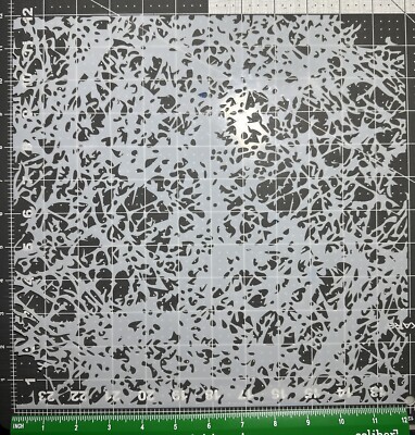 12  TEXTURE CELL Design AIRBRUSH STENCILS Stencil Mylar REUSEABLE CUSTOM PAINT