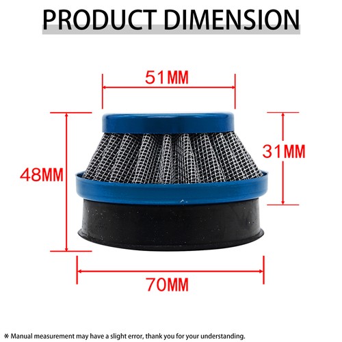 23-71CC Metal Air Filter Set for 1/5 HPI BAJA Losi 5ive T FG GoPed RedCat 5B - Picture 48 of 48