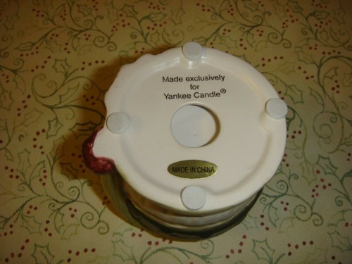 Yankee Candle Snowman Face~Head Tea-Light~Votive Holder - Picture 6 of 6