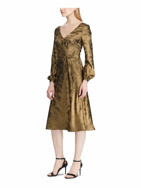 ralph lauren tea length dresses