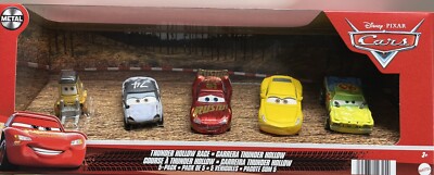DISNEY PIXAR CARS 3 DIECAST 5-PACK THUNDER HOLLOW RACE METAL