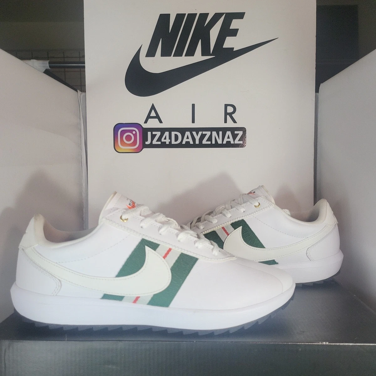Nike Cortez Golf White Gorge Green W for sale | eBay
