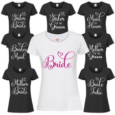 BRIDE GROUP PREMIUM T-SHIRTS - Hen Party Bride To Be, Tees, Team Bride, Married