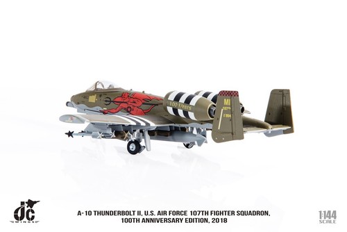 JC Wings 1/144 JCW-144-A10-002 A-10C Thunderbolt II USAF 107th FS Red Devils - Picture 14 of 17