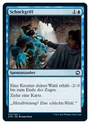 Magic the Gathering - Schockgriff #072 AFR - DE NM MtG