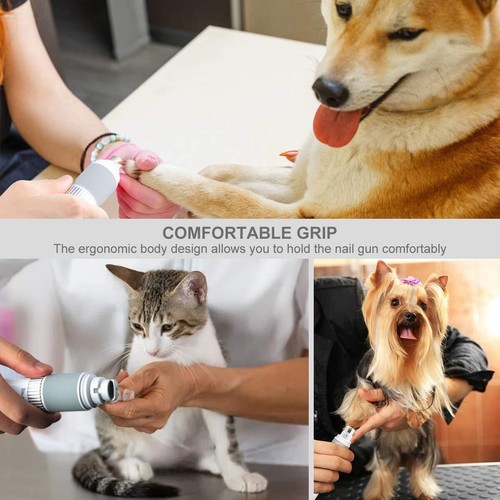 Amoladora eléctrica de uñas para perros grandes, medianos y pequeños - Imagen 2 de 7