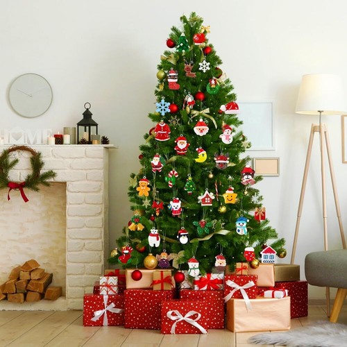 30pcs Mini Christmas Ornaments for Mini Tree Decorations Small Christmas Orn. - Picture 6 of 11