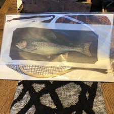 Tatouage Fly Fishing Kit with trout Dry rub Transfer