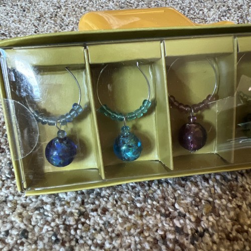 Pier 1 Imports Wine Drink Charms Vintage Multi Colored - Picture 2 of 9