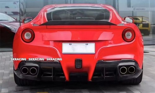 Fits Ferrari F12 Berlinetta Coupe 2013-2017 Carbon Fiber Rear Trunk Spoiler Wing - Picture 9 of 21
