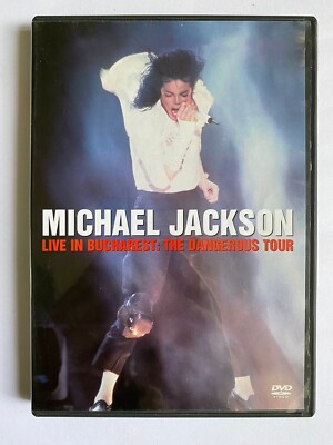 MICHAEL JACKSON LIVE IN BUCHAREST: THE DANGEROUS TOUR, 2005 MEXICAN DVD, POP