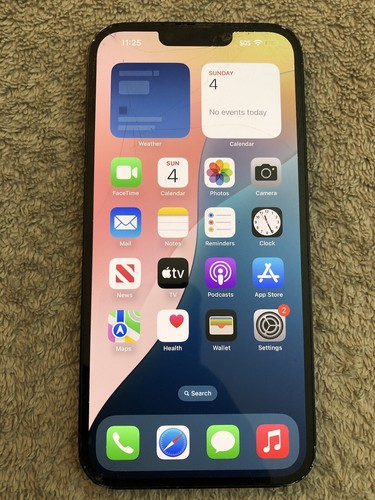 Apple iPhone 14 Plus 256GB - Midnight (Unlocked) Cracked Screen Works /Back READ