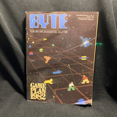 Vintage Byte Magazine December 1982 : Game Plan 1982 Vol. 7 No. 12