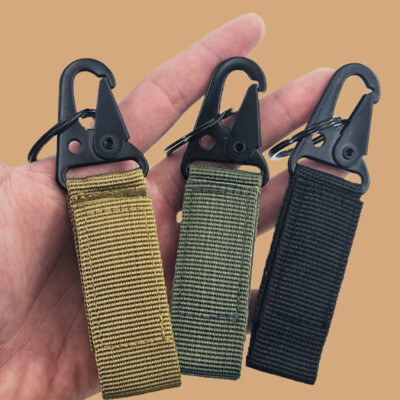 Key Holder for Duty Belt Tactical Molle Webbing Metal Carabiner