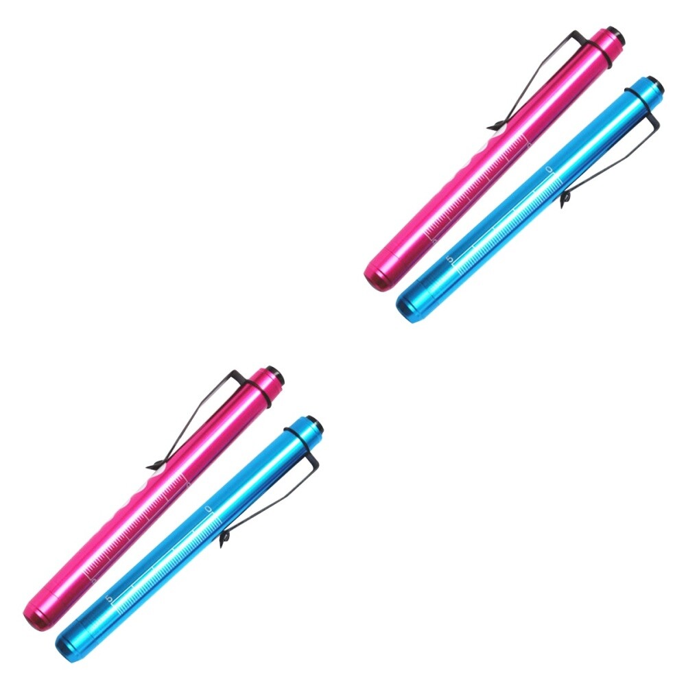 4 PCS Pocket Pen Flashlight Rechargeable Pen Light Surgical Pen Light