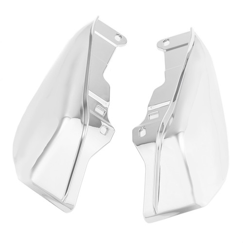 Chrome Mid-Frame Air Deflector Heat Shield Fit for Harley Road King 2009-16 US - Foto 4 di 10
