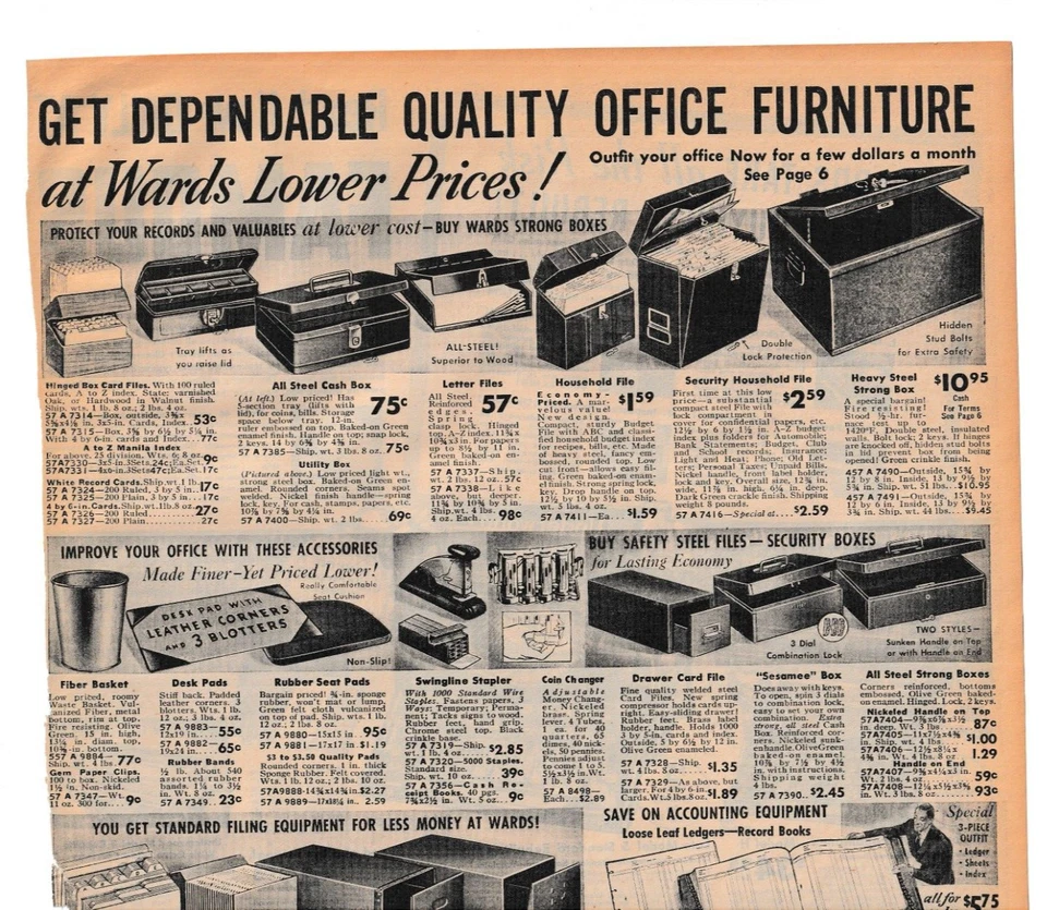 Máquina de escribir Underwood modelos 5 H 6 cintas de larga duración 1938 CATÁLOGO BARRIOS anuncios Foto 4 de 4