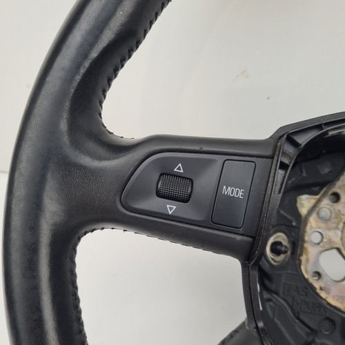 Audi A6 Leather Steering Wheel 4F/C6 11/04-07/11 Black - Picture 2 of 13