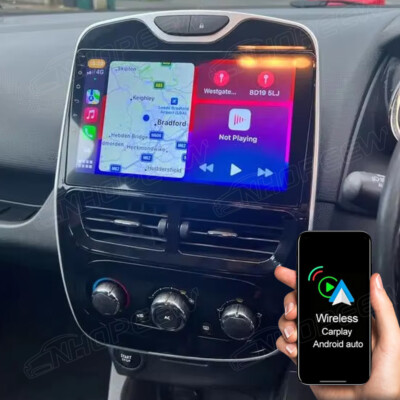 10.1' Android 15 Apple Carplay Autoradio GPS Navi WIFI 64GB Für Renault Clio 4