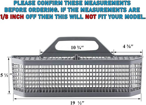 AP3772889 AH959351 Cesta de cubiertos y utensilios compatible con lavavajillas GE - Imagen 3 de 4