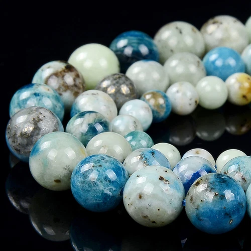 Natural Raro Hackmanita UV Reactivo Fluorescente Grd AAA Cuentas Sueltas Redondas (D373) - Imagen 1 de 3