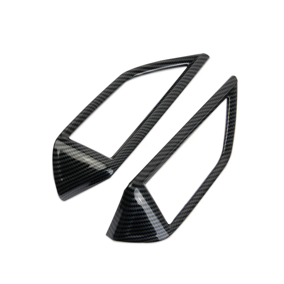 Tablero de fibra de carbono estilo tablero ventilación de aire medio cubierta embellecedores para Subaru Crosstrek XV Foto 3 de 4